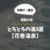 花巻温泉のとろとろの湯3選｜日帰りOKの温泉と宿泊で味わう美肌湯